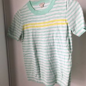 J. Crew Striped T-Shirt Sweater